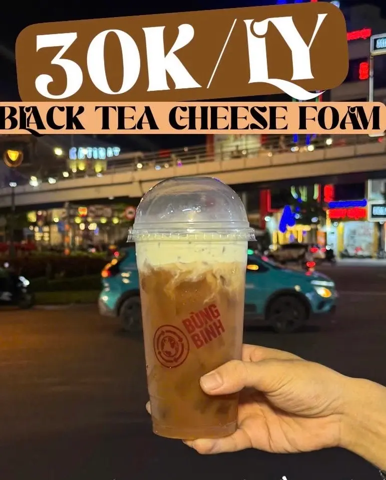 Hình ảnh Hồng Trà Foam Cheese
