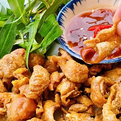 Hình ảnh Da gà chiên giòn 