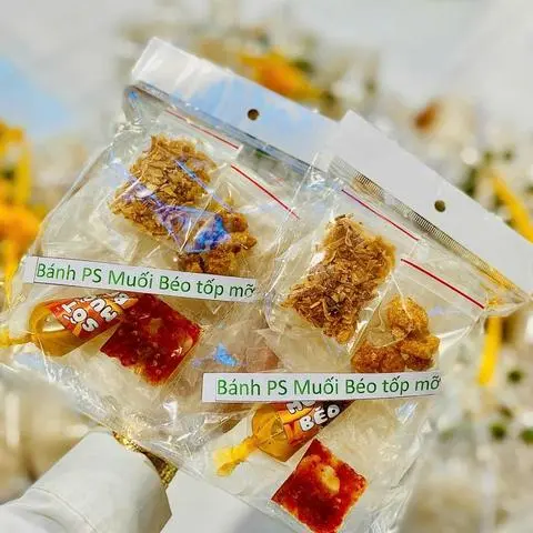 Hình ảnh bánh tráng PS muỗi béo tép mỡ 