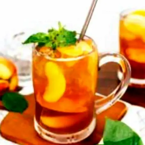 Hình ảnh Trà đào size L - miếng đào