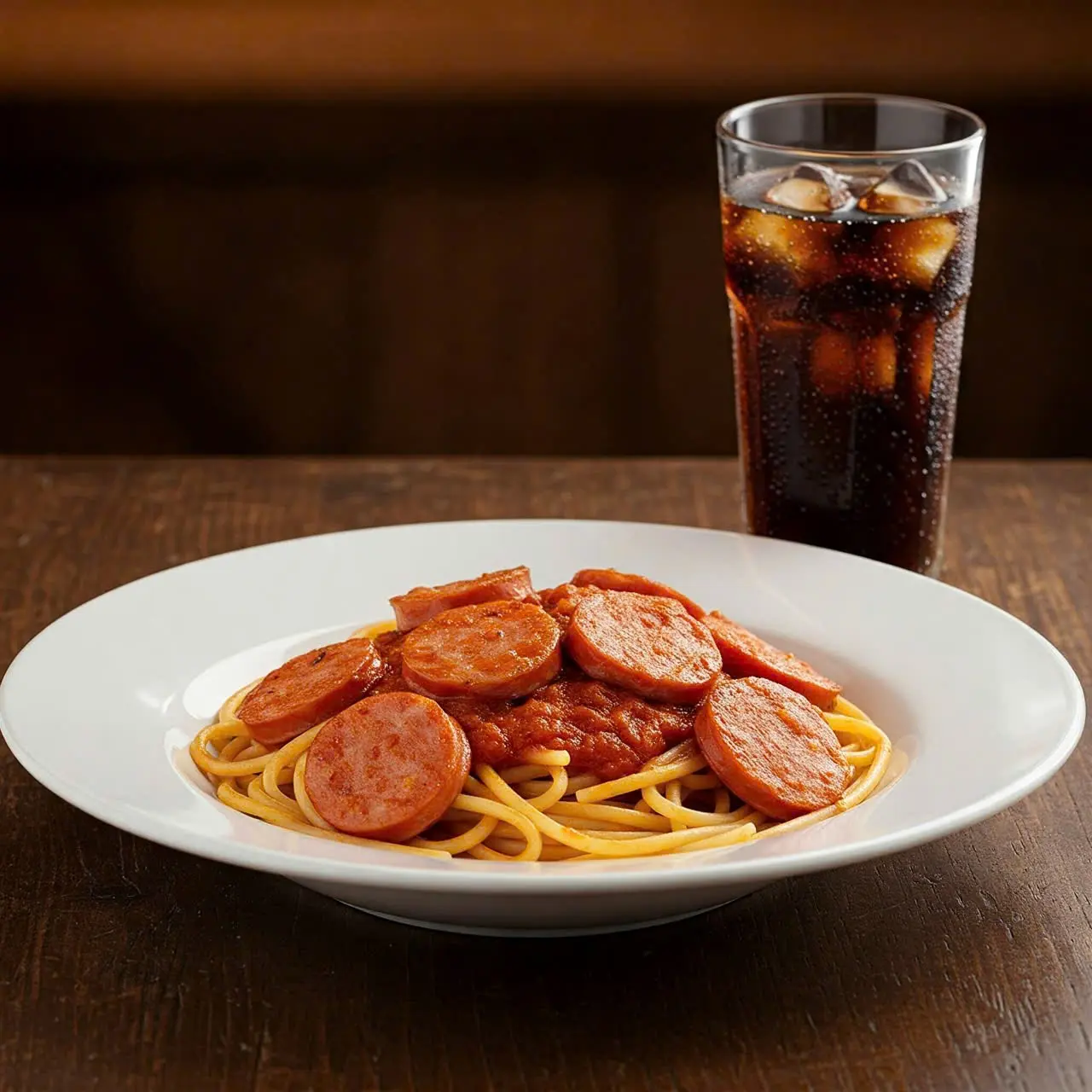 Hình ảnh Combo Mì Ý Xúc Xích + Pepsi