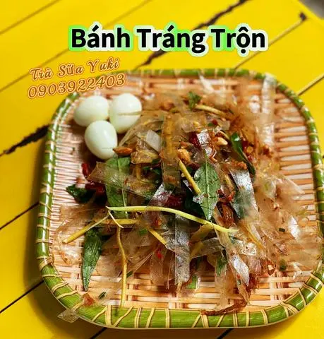Hình ảnh Bánh Tráng Trộn Khô Gà