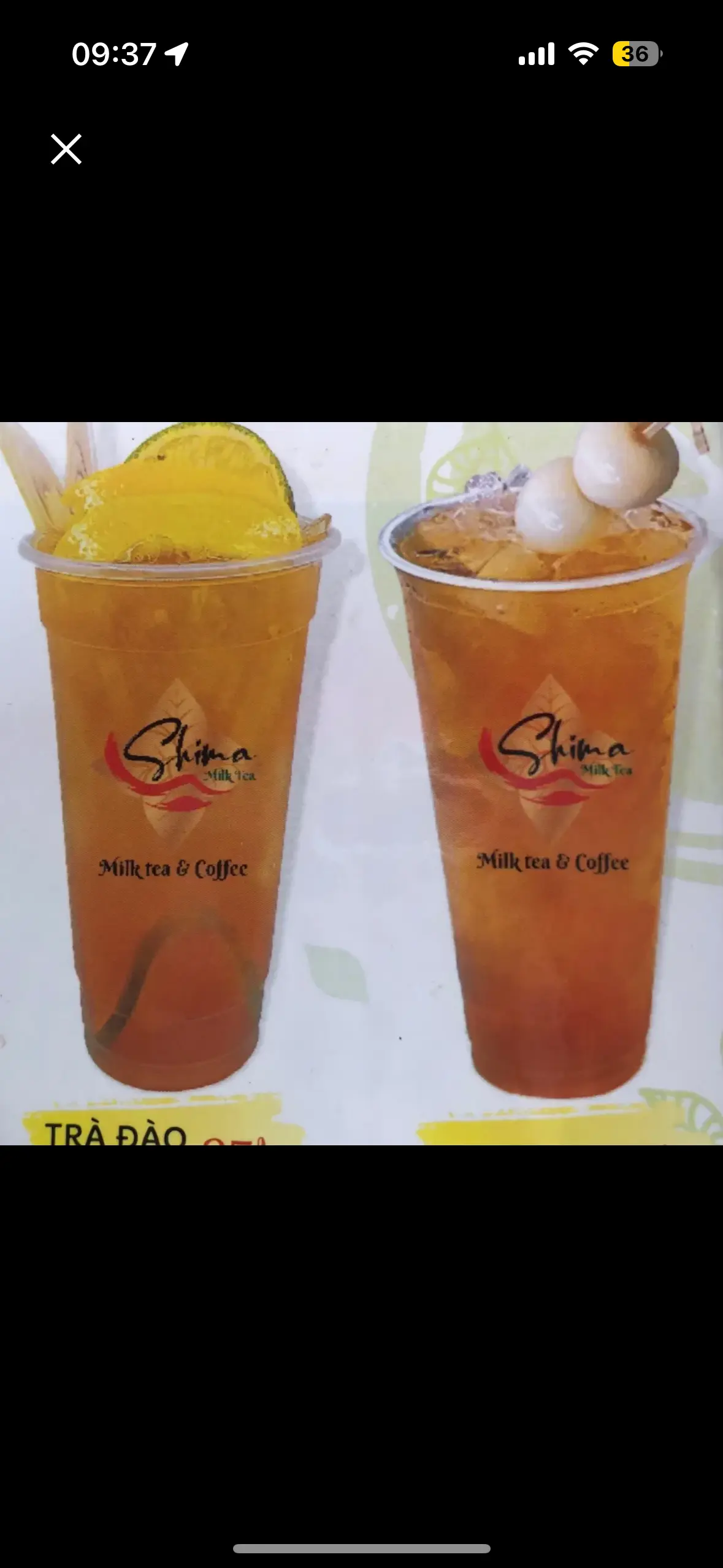 Hình ảnh Hồng trà đào