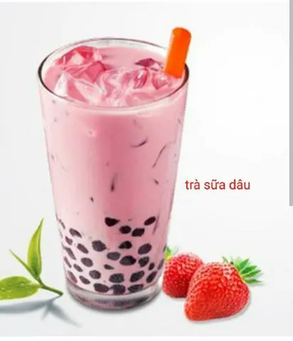 Hình ảnh trà sữa dâu (L)