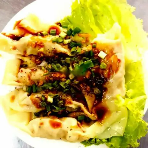 Hình ảnh Sủi Cảo Khô Sốt Dầu Hào