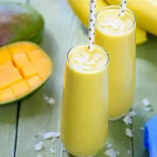 Hình ảnh Sinh Tố Chuối + Xoài