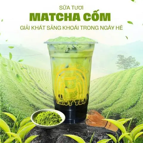 Hình ảnh Sữa Tươi Matcha Cốm Xanh