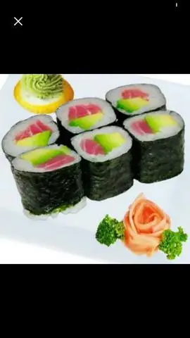 Hình ảnh M sushi cá Ngừ và bơ - Tuna Avocado Maki