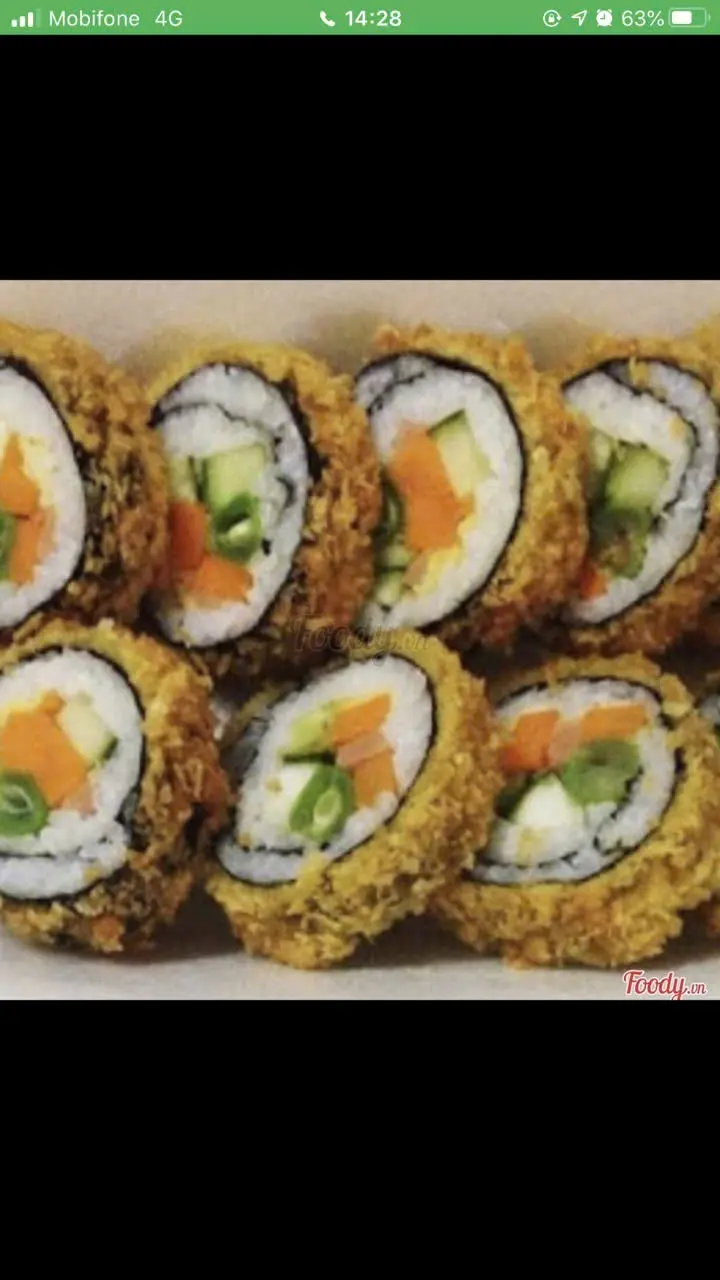 Hình ảnh Kimbab Tôm chiên xù