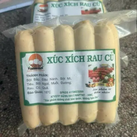 Hình ảnh Xúc xích rau củ chay 1kg