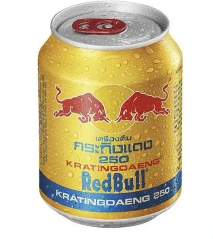 Hình ảnh Red Bull Thái kèm tẩy đá