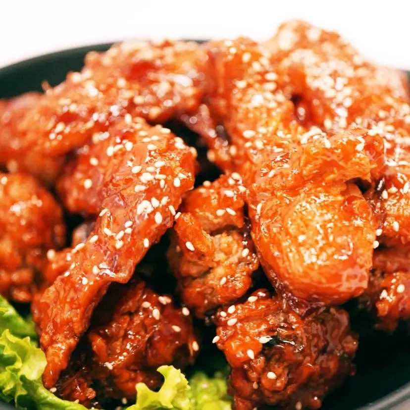 Hình ảnh Gà Có Xương Sốt Cay 