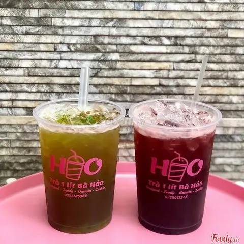 Hình ảnh Hồng trà trân châu ly 1 lít