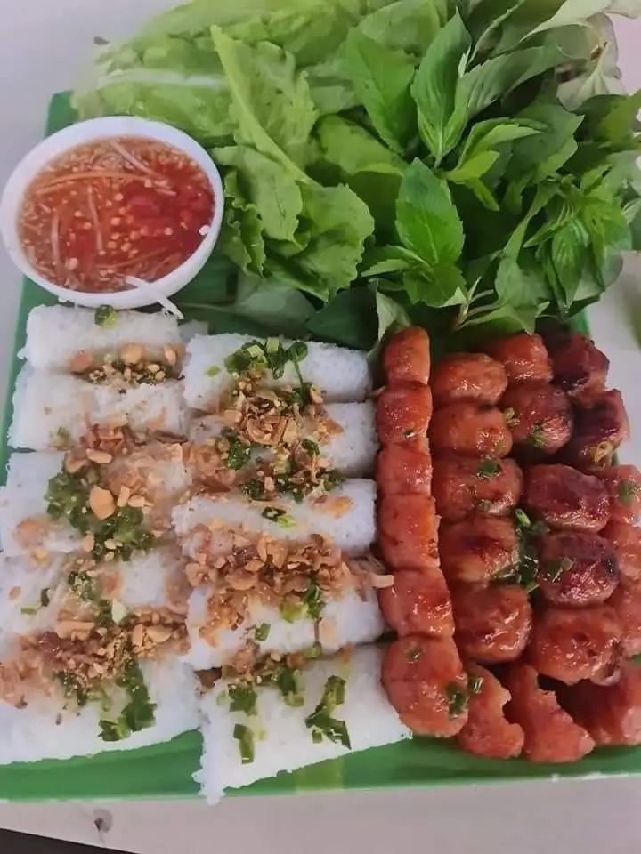 Hình ảnh combo cuốn bánh hỏi 3 người ăn