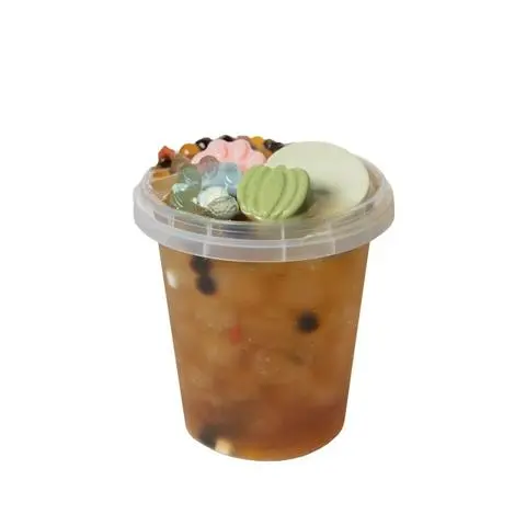 Hình ảnh Hồng Trà Xô Full Topping Size 1L