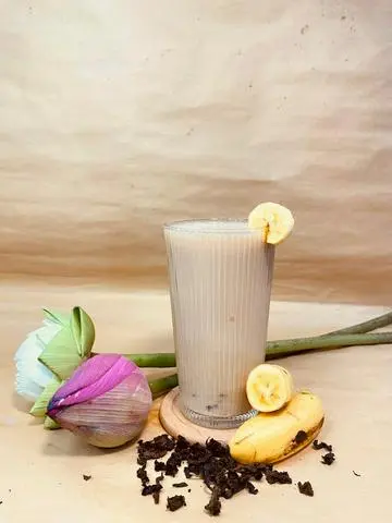 Hình ảnh Trà sữa oolong chuối