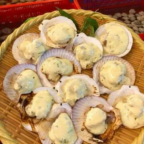 Hình ảnh sò điệp nướng phô mai
