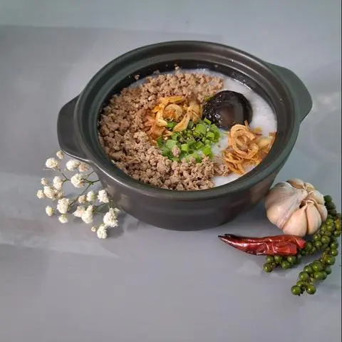 Hình ảnh Cháo thịt bằm bắc thảo