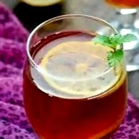 Hình ảnh Hồng trà bạc hà (thạch trái cây - ngọc trai)