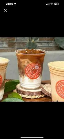 Hình ảnh Ban mai - latte gạo rang