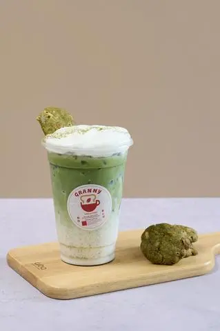 Hình ảnh Matcha Sữa Hạt Năng Lượng + Cookies