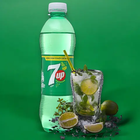 Hình ảnh 1 chai 7Up 390ml