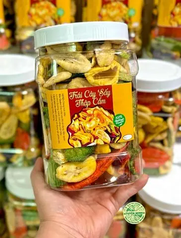 Hình ảnh TRÁI CÂY SẤY GIÒN THẬP CẨM / 350Gr (HỦ TO)