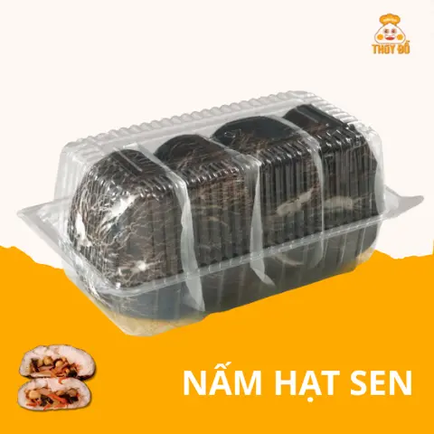 Hình ảnh Bánh Bao Nấm Hạt Sen - HỘP 4 CHIẾC