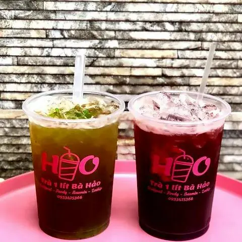 Hình ảnh Hồng trà Hảo Fulltopping ly 1 lít