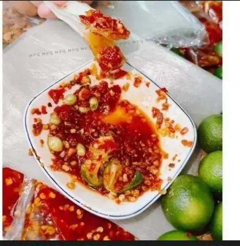 Hình ảnh CB 2túi - Bánh tráng chấm Ớt Rim - cay xé lưỡi