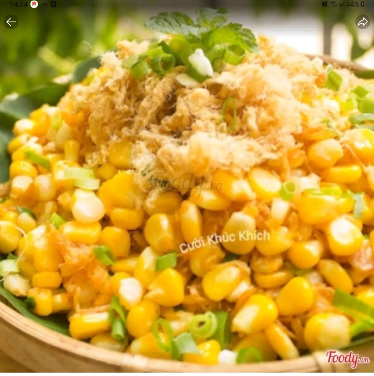 Hình ảnh Bắp xào bơ chà bông