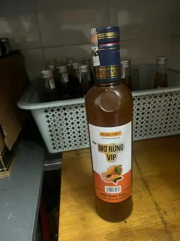 Hình ảnh rượu mơ rừng chai lớn 