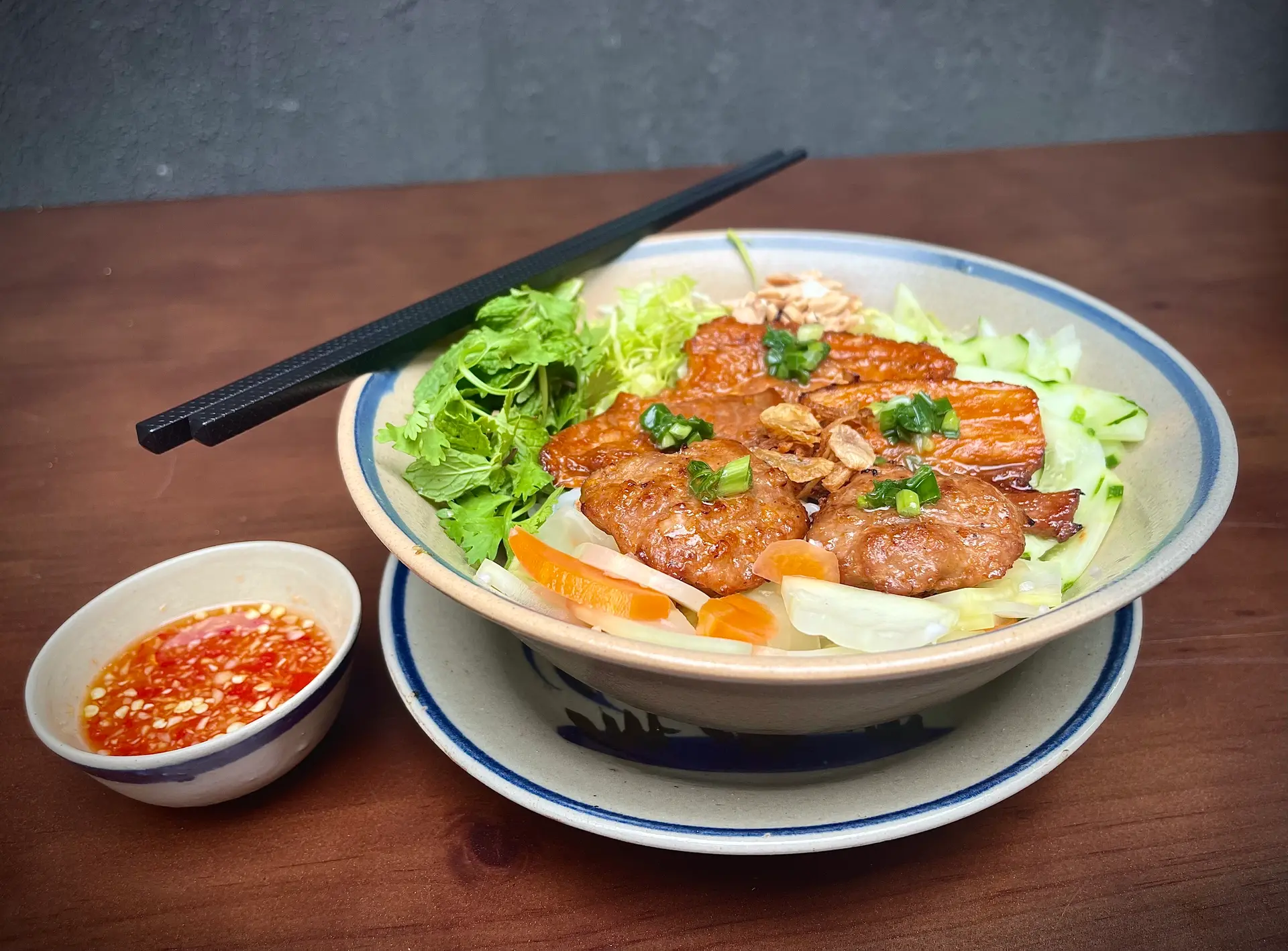 Hình ảnh Bánh Ướt Thịt Nướng