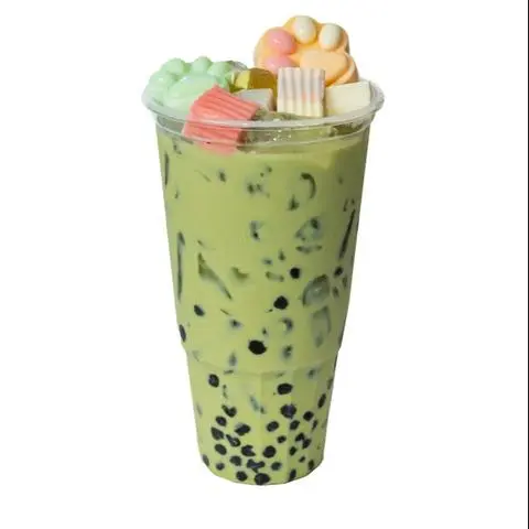 Hình ảnh Trà Sữa Thái Xanh Full Set Size 1L3