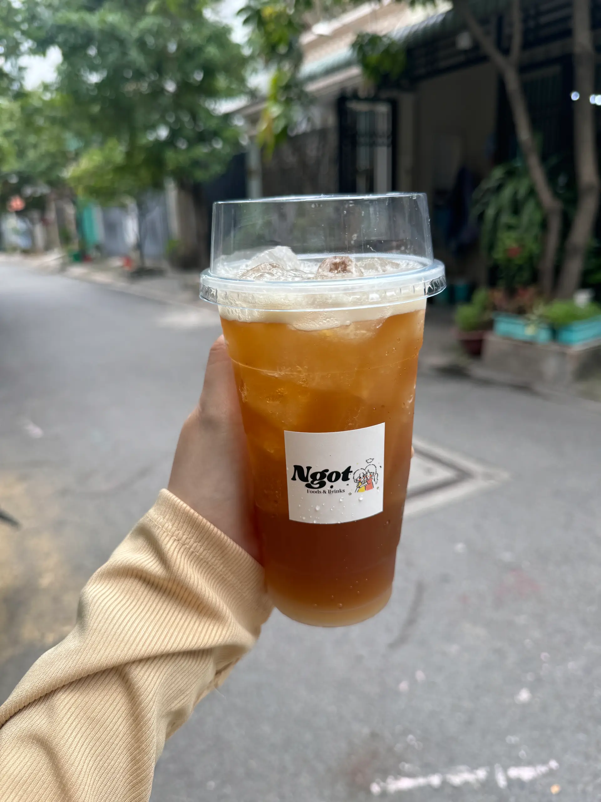 Hình ảnh Trà tắc sủi bọt