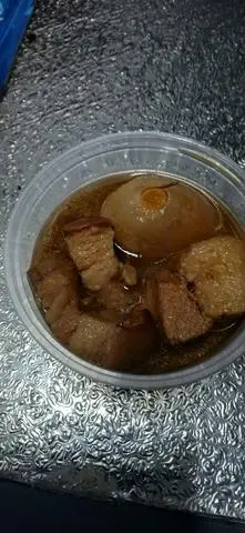 Hình ảnh CƠM THỊT BA RỌI KHO TRỨNG+ Canh rong biển
