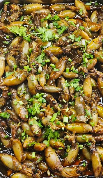 Hình ảnh Mực Sữa Rim Mặn