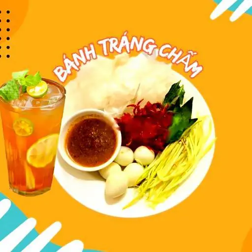 Hình ảnh Combo bánh tráng chấm - trà tắc