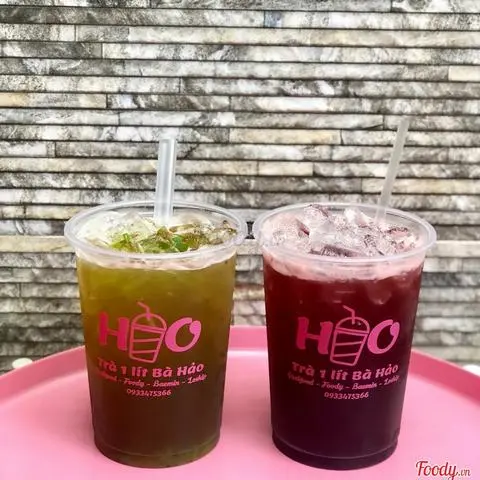 Hình ảnh Hồng trà sâm dứa ly 1 lít