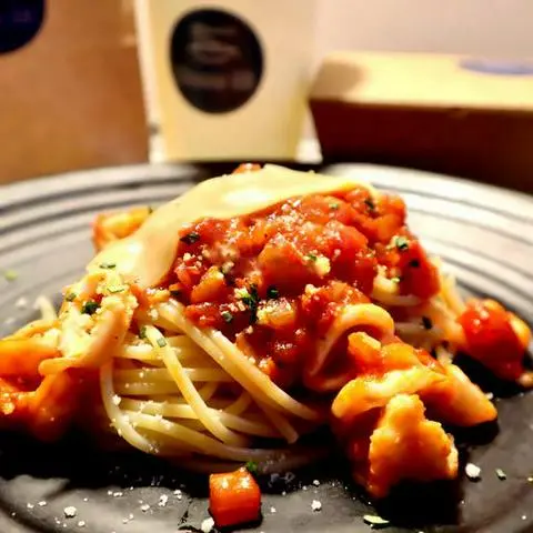 Hình ảnh Spaghetti tomato seafood