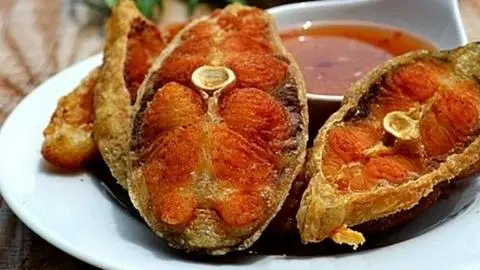Hình ảnh cá bông lau muối xã chiên 