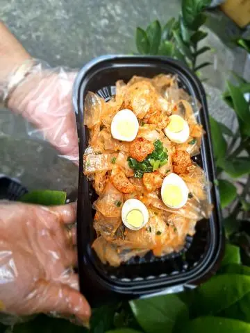Hình ảnh Bánh tráng tóp mỡ hành 