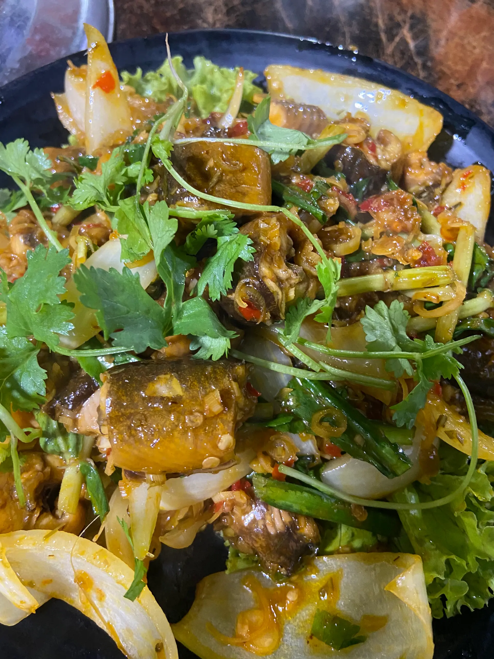 Hình ảnh Lươn xào sả ớt