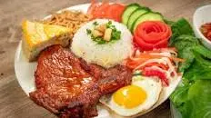Hình ảnh sườn bì chả trứng