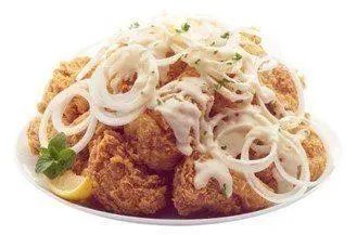 Hình ảnh 7 스노우 어니언 치킨 반마리 / Gà Rán Sốt Kem Hành Tây 1/2 con