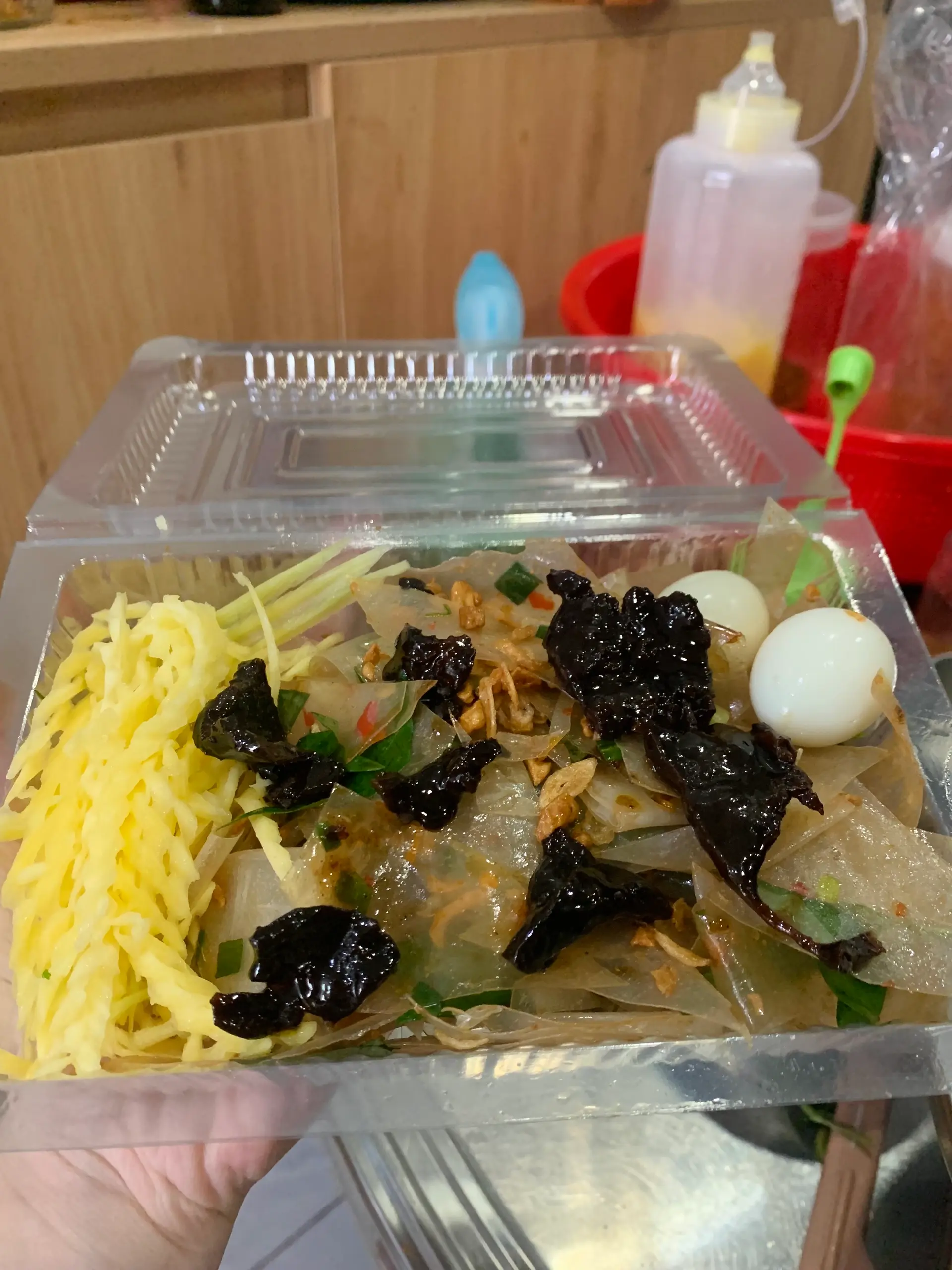 Hình ảnh Bánh tráng khô bò đen