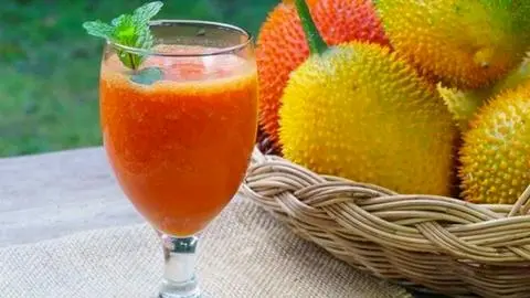 Hình ảnh Trà Thịt Gấc Tươi Chanh Dây