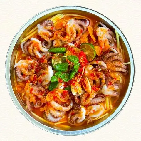 Hình ảnh Bạch Tuộc Sốt Thái