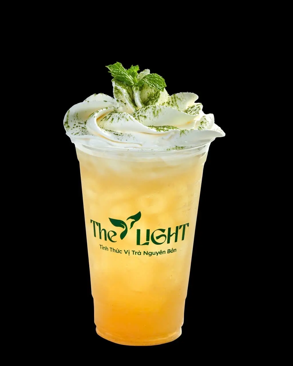 Hình ảnh Trà sen nhãn macchiato