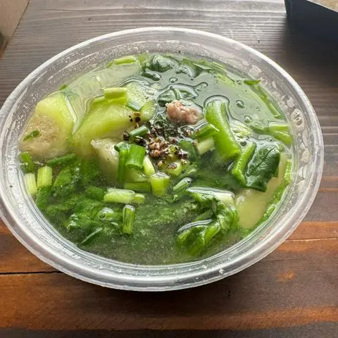 Hình ảnh Canh mồng tơi mướp thịt bằm